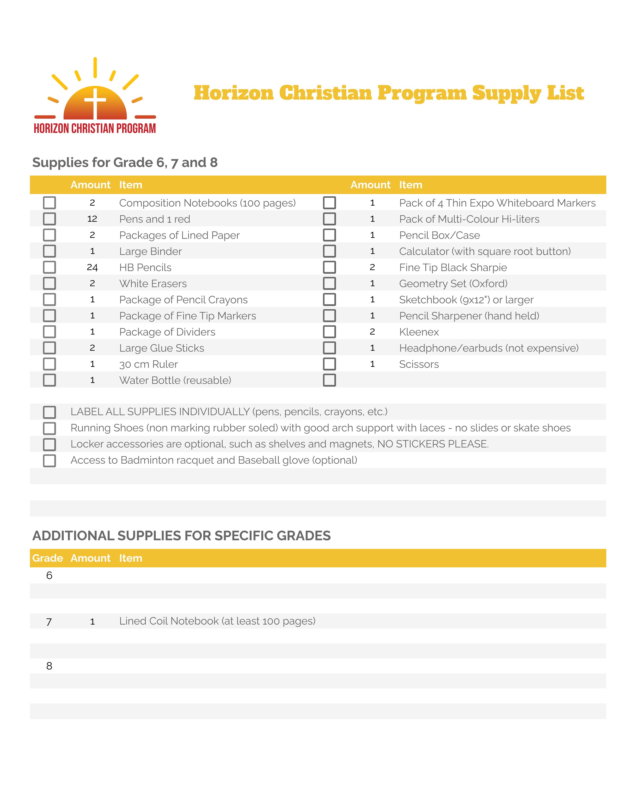 Last Minute Adams Junior High Supply List Panic? We Got You! - tkrswz2